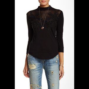 NWOT FREE PEOPLE Primrose Tee Top, sz XS